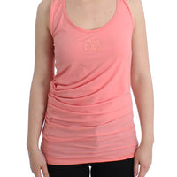 Pink cotton tank top