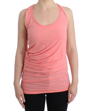 Pink cotton tank top