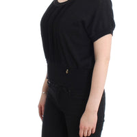 Black short sleeved jumper