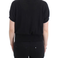 Black short sleeved jumper