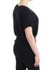 Black short sleeved jumper