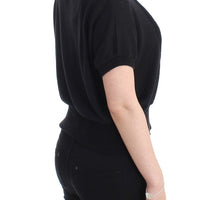 Black short sleeved jumper