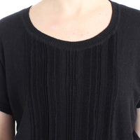 Black short sleeved jumper