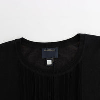 Black short sleeved jumper