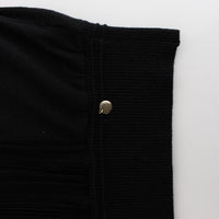 Black short sleeved jumper