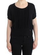 Black short sleeved jumper