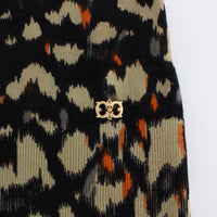 Multicolor v-neck wool jumper