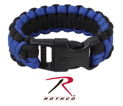 Deluxe Thin Blue Line Paracord Bracelet