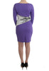 Purple longsleeved dress