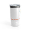 Dad's Day Gift, It's the Journey Plus Personalized Saying on Ringneck Tumbler, 20oz