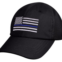 Tactical Mesh Back Cap With Thin Blue Line Flag