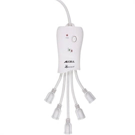 Accell Surge Protector D080B-009K Surge Protector Power Conditioner 600J 6ft White