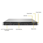 Supermicro System SYS-6019P-WTR 1Y Xeon S3647 4x3.5" Hot-swap SATA3 PCIE VGA 750W Redundant Power Supplies Brown Box