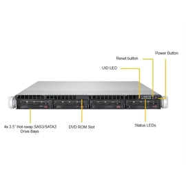 Supermicro System SYS-6019P-WTR 1Y Xeon S3647 4x3.5