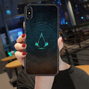 Ancient Stone Assassin’s Creed Blue Logo iPhone 12 Case