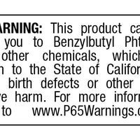 California Prop 65 Chemical Warning Labels