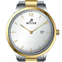 Westar Profile Stainless Steel Silver Dial Quartz 50218cbn107 Men's Watch