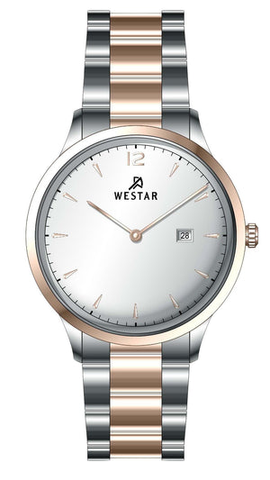 Westar Profile Stainless Steel Silver Dial Quartz 50218spn607 Men's Watch