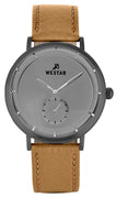Westar Profile Leather Strap Grey Dial Quartz 50246ggn186 Men's Watch