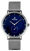 Westar Profile Stainless Steel Blue Dial Quartz 50247stn104 Men's Watch