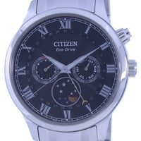 Citizen Moon Phase Black Dial Stainless Steel Eco-drive Ap1050-81e Men's Watch