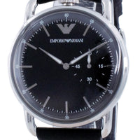 Emporio Armani Black Dial Leather Quartz Ar11336 Men's Watch