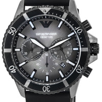 Emporio Armani Chronograph Black And Grey Dial Quartz Ar11515 100m Men's Watch