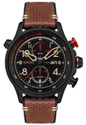 Avi-8 Hawker Hunter Tangmere Duke Chronograph Black Dial Quartz Av-4080-04 Men's Watch