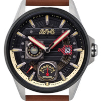 Avi-8 Hawker Harrier Farley Multifunction Black Dial Quartz Av-4098-02 Men's Watch