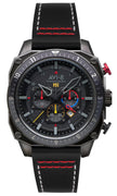 Avi-8 Hawker Hunter Atlas Dual Time Chronograph Black Ops Quartz Av-4100-04 Men's Watch