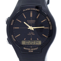 Casio Alarm Chrono Dual Time Quartz Aw-90h-9evdf Aw90h-9evdf Men's Watch