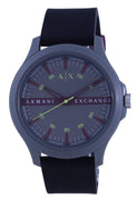 Armani Exchange Hampton Silicon Strap Quartz Ax2425 Men's Watch