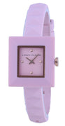 Armani Exchange Karla Pink Dial Silicon Strap Quartz Ax4402 Women's Watch