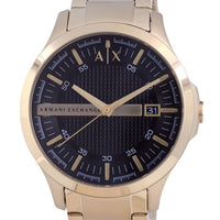 Armani Exchange Hampton Black Dial Quartz Ax7124 Men's Watch With Strap Gift Set