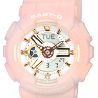 Casio Baby-g Analog Digital White Dial Quartz Ba-110xrg-4a Ba110xrg-4 100m Women's Watch