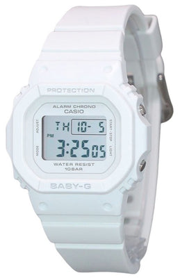 Casio Baby-g Digital White Resin Strap Quartz Bgd-565u-7 100m Women's Watch