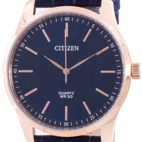 Citizen Blue Dial Calf Leather Quartz Bh5003-00l Men's Watch