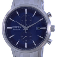 Citizen Classic Blue Dial Stainless Steel Eco-drive Ca7060-88l Men's Watch