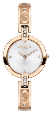 Coach Chrystie Rose Gold Tone Stainless Steel Crystal Accents Quartz 14503317 Women's Watch