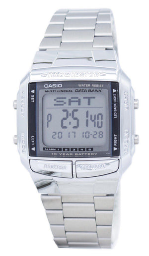 Casio Data Bank Illuminator Dual Time Alarm Digital Db-360-1a Db360-1a Men's Watch