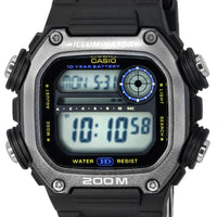 Casio Digital Sports Resin Strap Quartz Dw-291hx-1a Dw291hx-1 200m Men's Watch