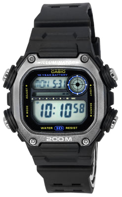 Casio Digital Sports Resin Strap Quartz Dw-291hx-1a Dw291hx-1 200m Men's Watch