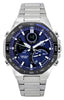Casio Edifice Analog Digital Mobile Link Blue Dial Tough Solar Ecb-950db-2a 100m Men's Watch