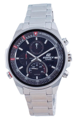 Casio Edifice Slim Analog Chronograph Solar Efs-s590d-1a Efss590d-1 100m Men's Watch