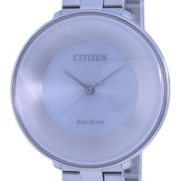 Citizen Silver Dial Stainless Steel Eco-drive Em0600-87a Women's Watch