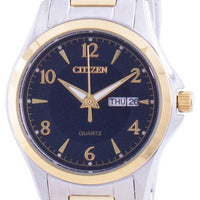 Citizen Quartz Dual Tone Eq0595-55l Women's Watch