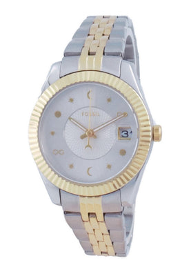 Fossil Scarlette Mini Stainless Steel Quartz Es5060 100m Women's Watch