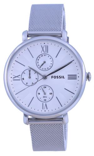 Fossil Jacqueline Multifunction Silver Dial Quartz Es5099 Women's Watch