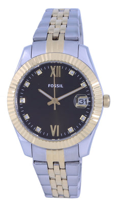Fossil Scarlette Mini Two Tone Stainless Steel Quartz Es5123 Women's Watch
