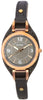 Fossil Carlie Eco Leather Strap Grey Dial Quartz Es5212 Women's Watch